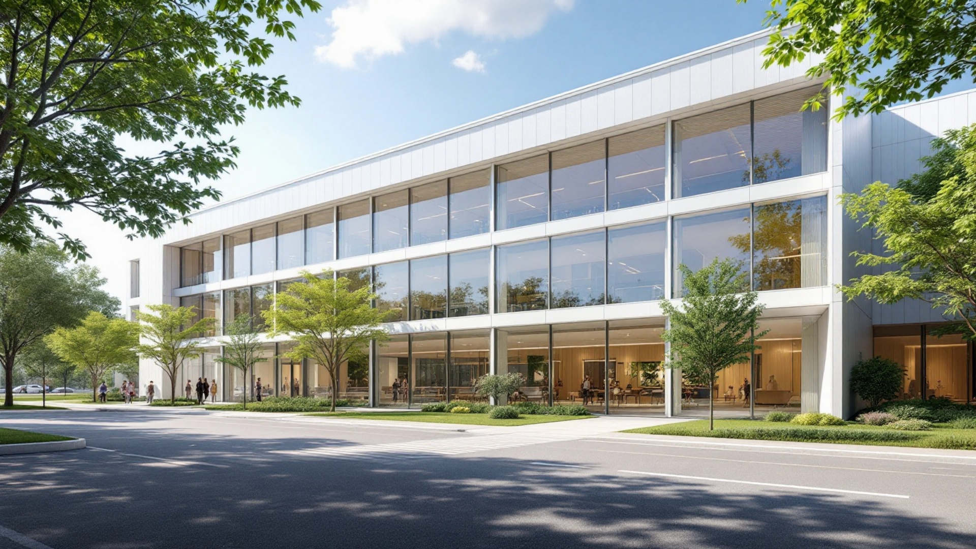 Exterior de un gimnasio de asociado a WellNets