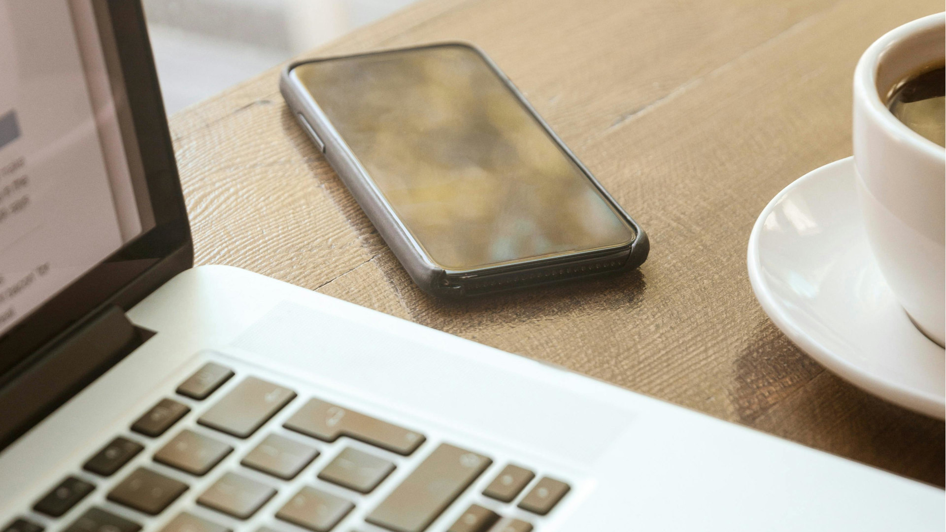 Ordenador portatil mostrando el sitio web de WellNets